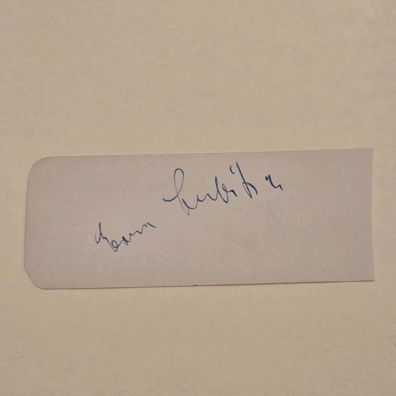 Ernst Lubitsch Director Signed Page Autograph Auto William T Orr Actor Hollywood