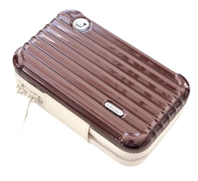 Ruby Red Edition Rimowa Eva Air Amenity kit case only Ruby Red Edition Rimowa Eva Air Amenity kit case only