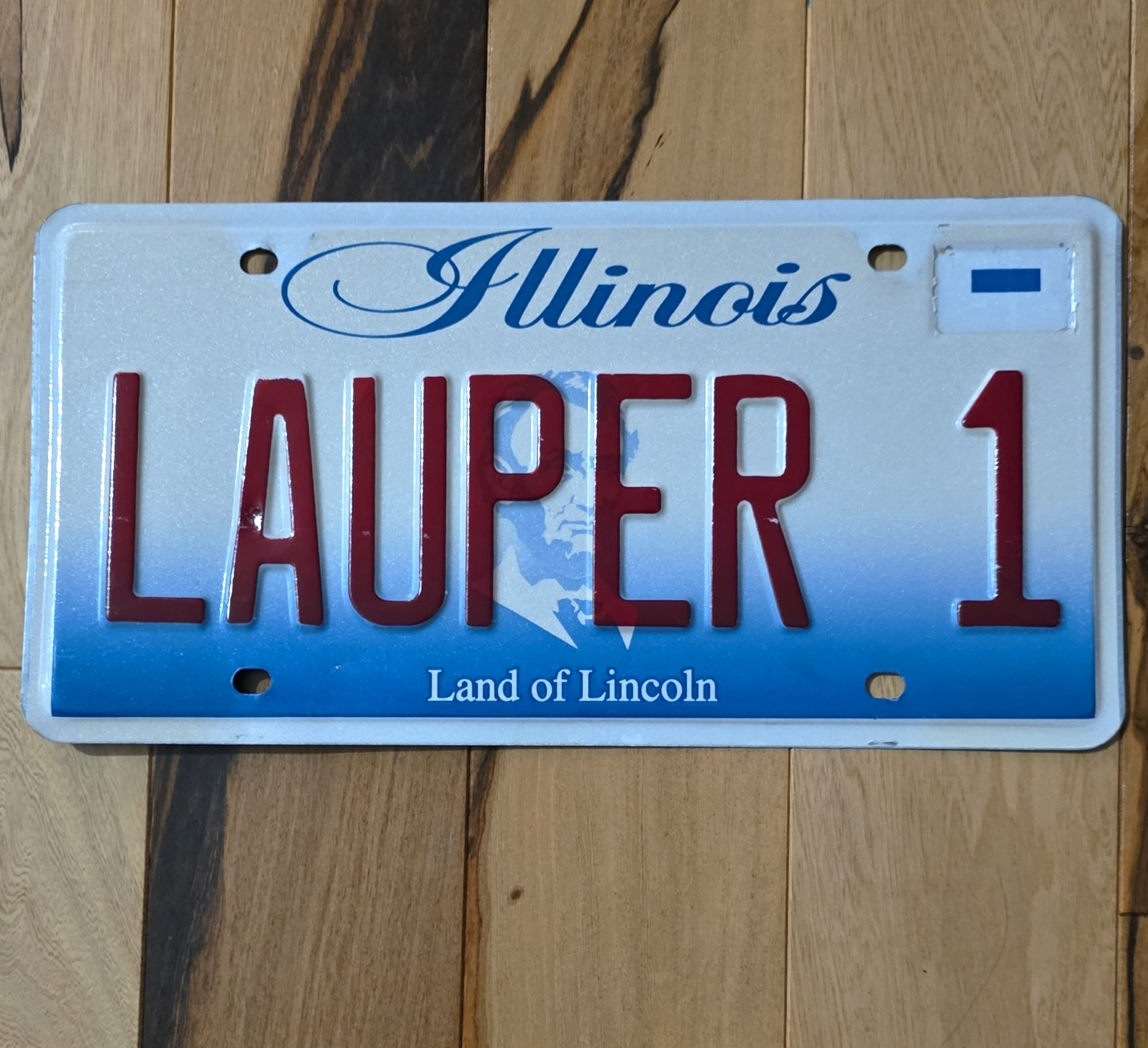 Vintage Illinois License Plate LAUPER 1 Custom Vanity Expired Over 3 Years Old Vintage Illinois License Plate LAUPER 1 Custom Vanity Expired Over 3 Years Old