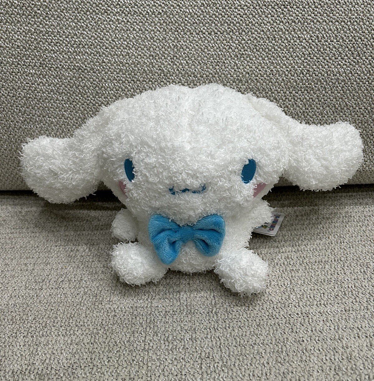 Sanrio Cinnamoroll Blue Ribbon 6” Cute Terrycloth Plush RARE HTF Stuffed Toy NWT