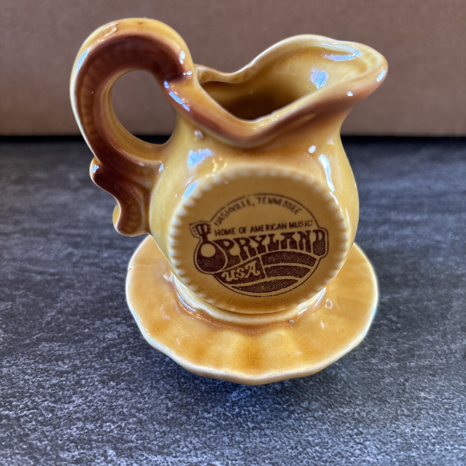 Vintage Opryland USA Nashville Amusement Land Toothpick Holder Souvenir Japan #N