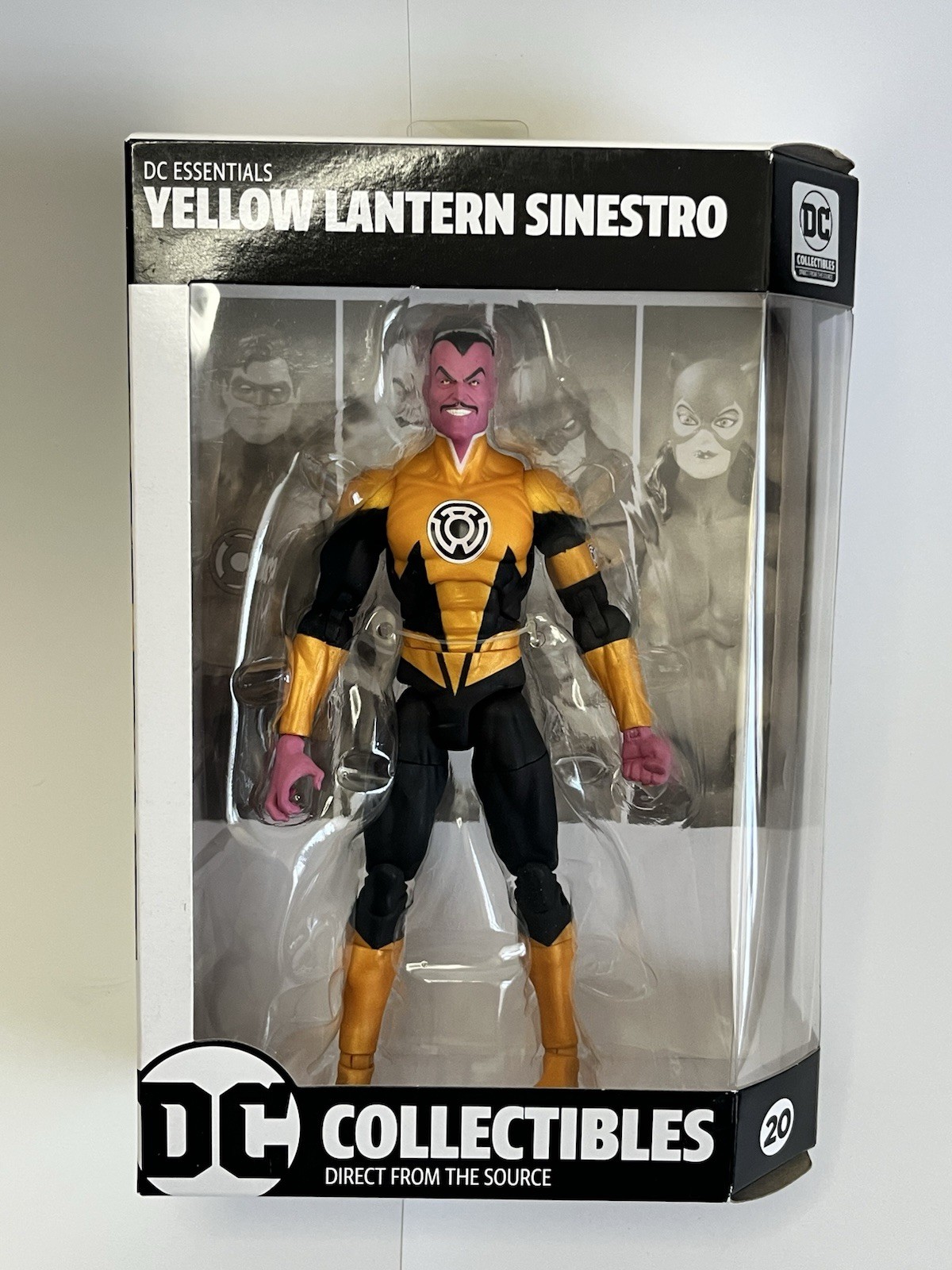 DC Collectibles Essentials: Yellow Lantern Sinestro 7 Inch Action Figure Sealed DC Collectibles Essentials: Yellow Lantern Sinestro 7 Inch Action Figure Sealed
