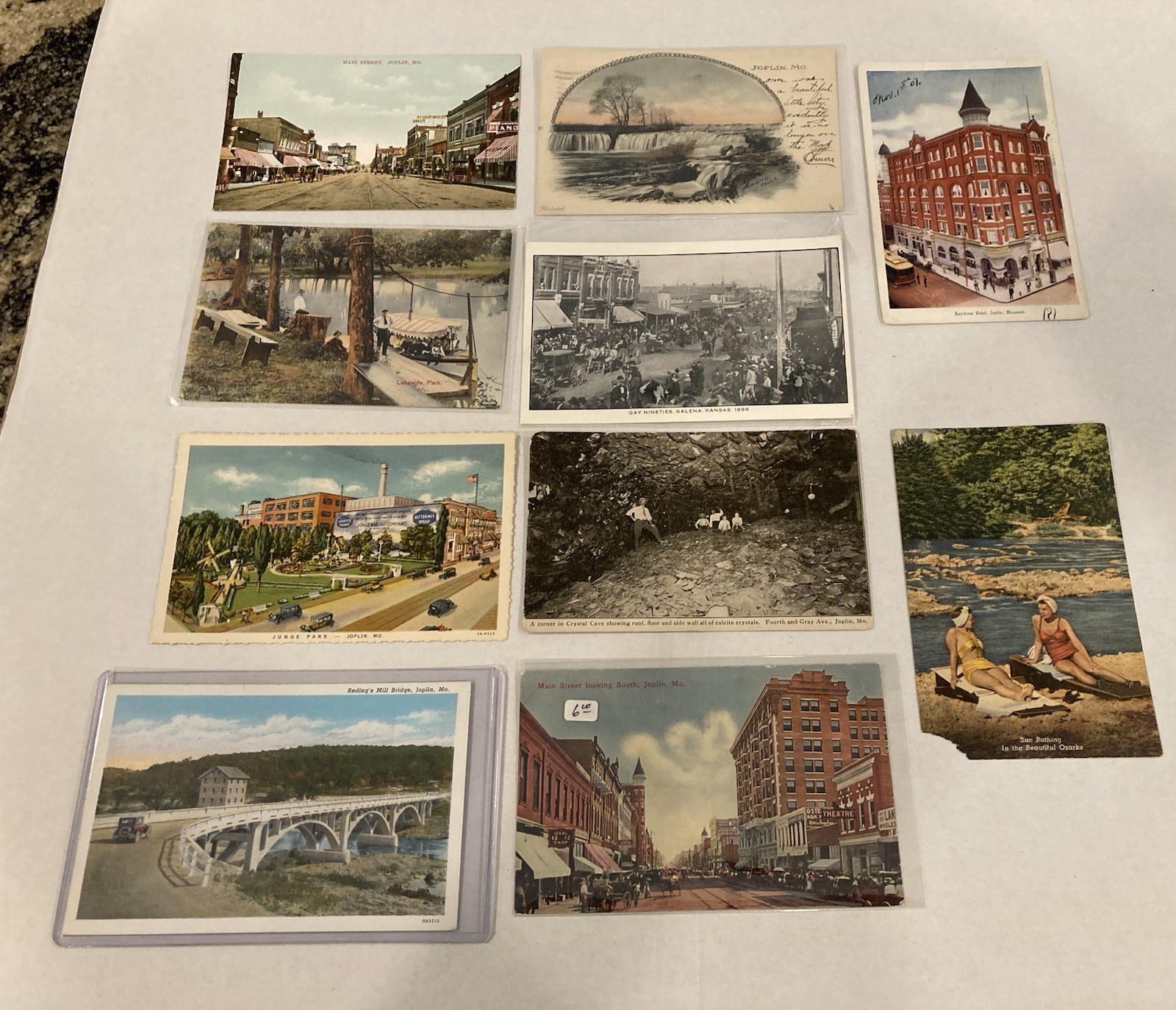 Joplin Missouri MO Main Street And Areas Of Interest Vintage Postcards 10