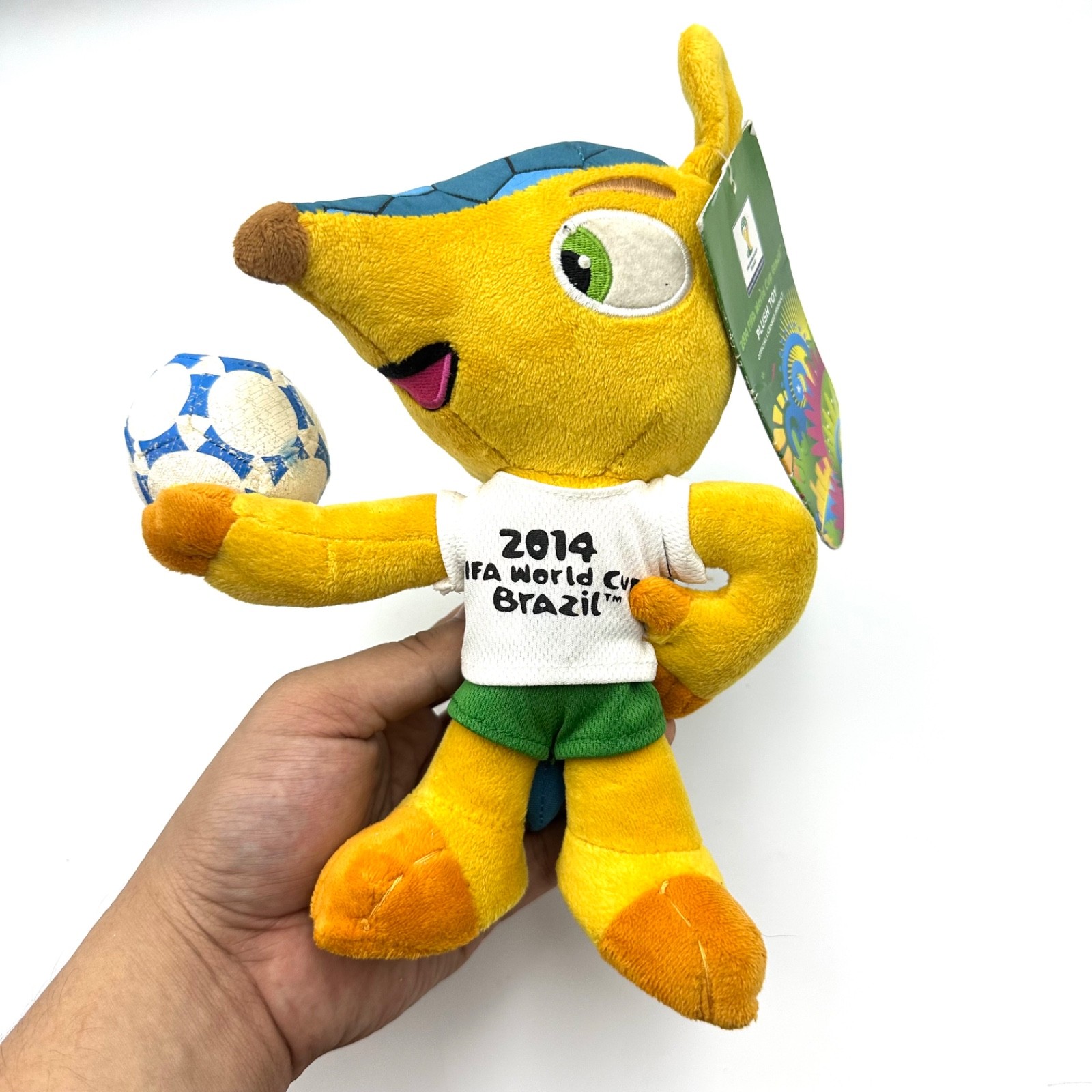 Fuleco Official Mascot Brasil 2014 FIFA World Cup Plush Stuffed Toy Fuleco Official Mascot Brasil 2014 FIFA World Cup Plush Stuffed Toy