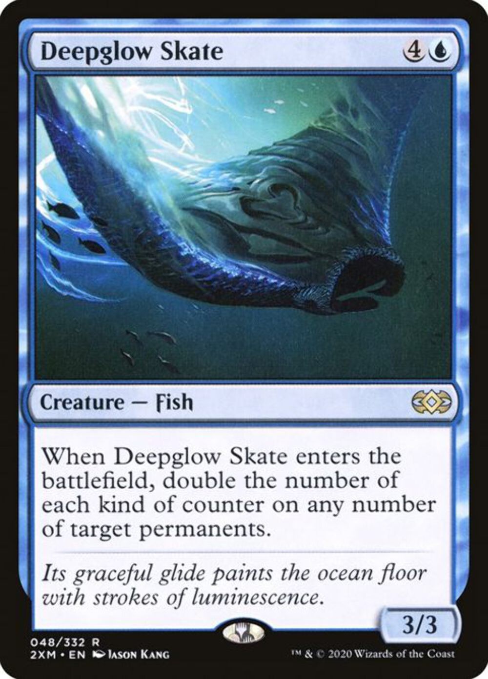 Deepglow Skate (Double Masters 48) - Rare Magic: The Gathering Card