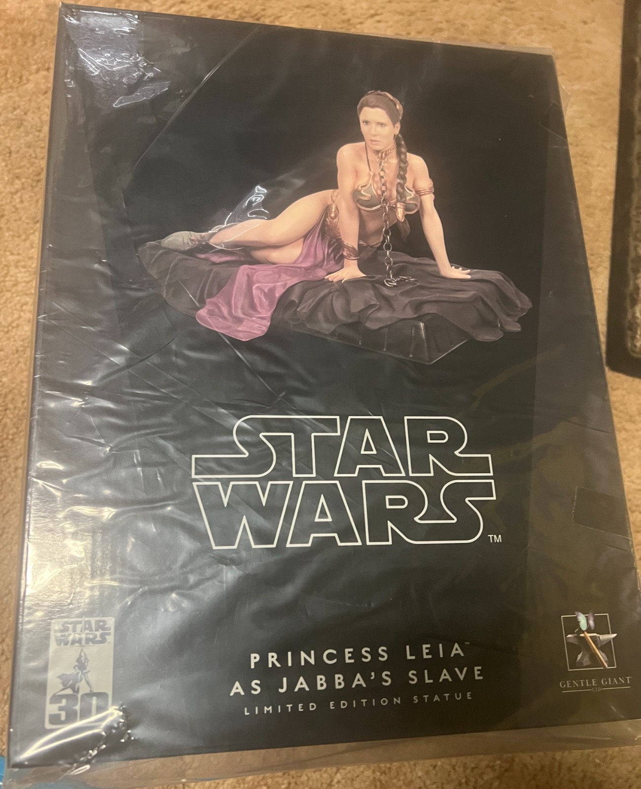 Star Wars Princess Leia as Jabba's Slave Gentle Giant Statue Sealed #4689/5500
