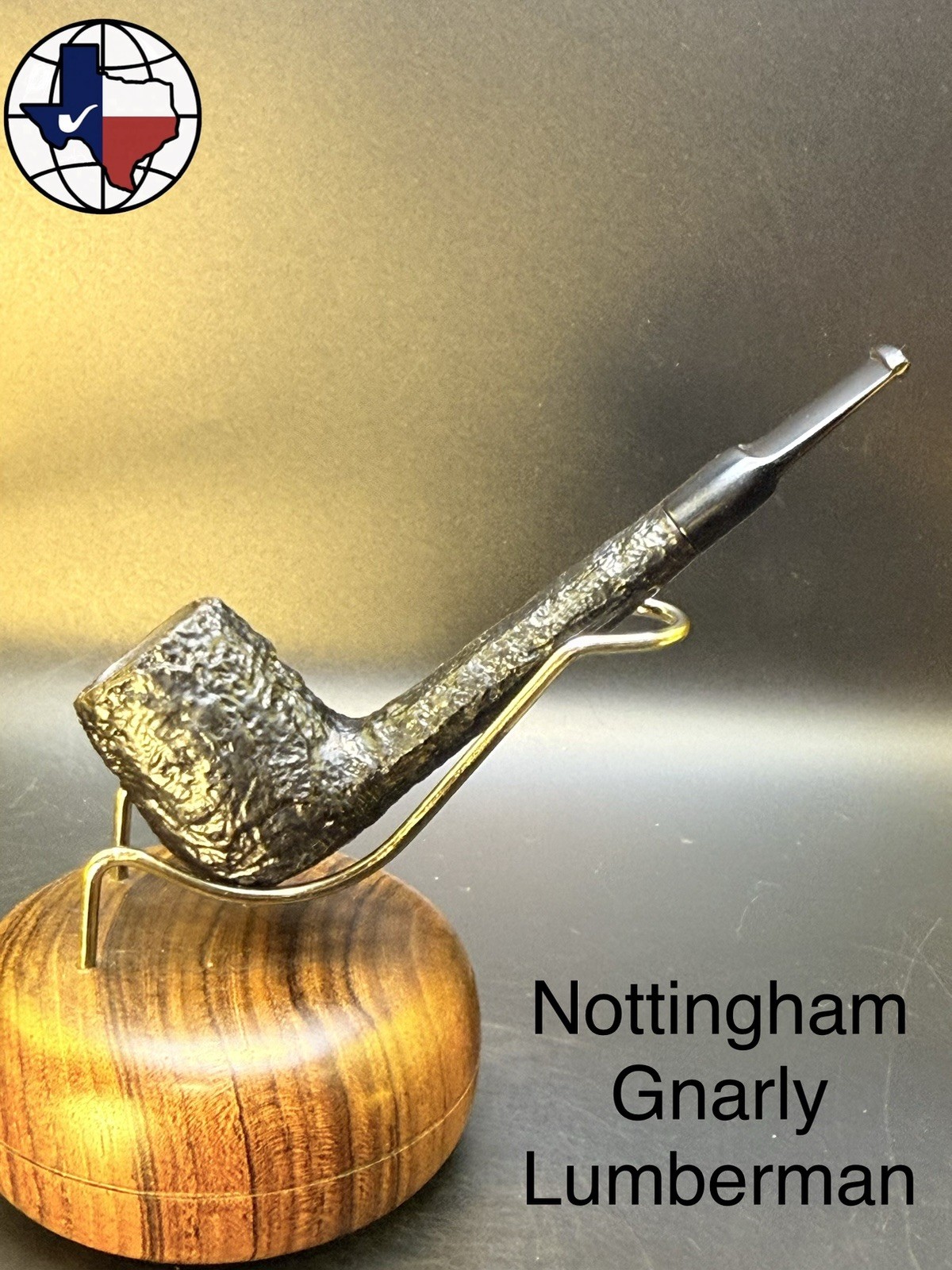 Vintage Nottingham Gnarly Lumberman Tobacco Pipe