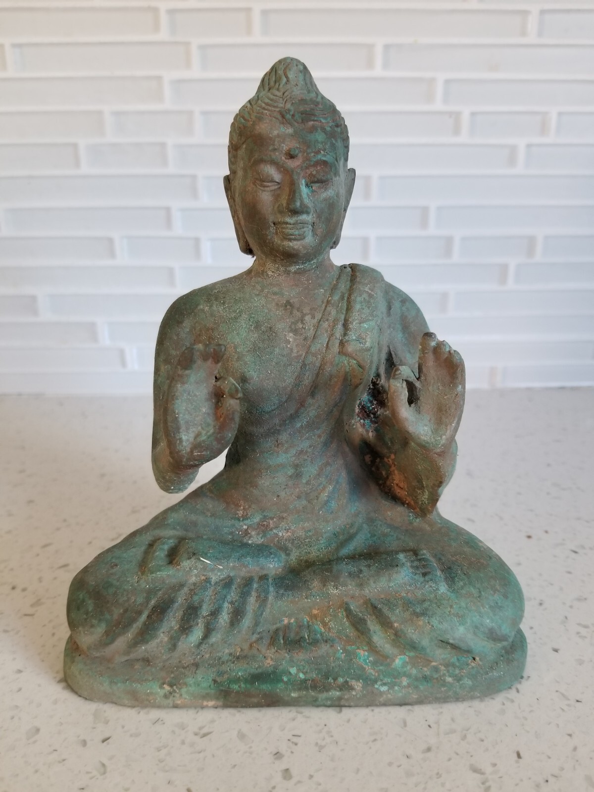 Late 17th Century Buddhism Thai - Burnese Sukhothai Bronze Buddha Statue 