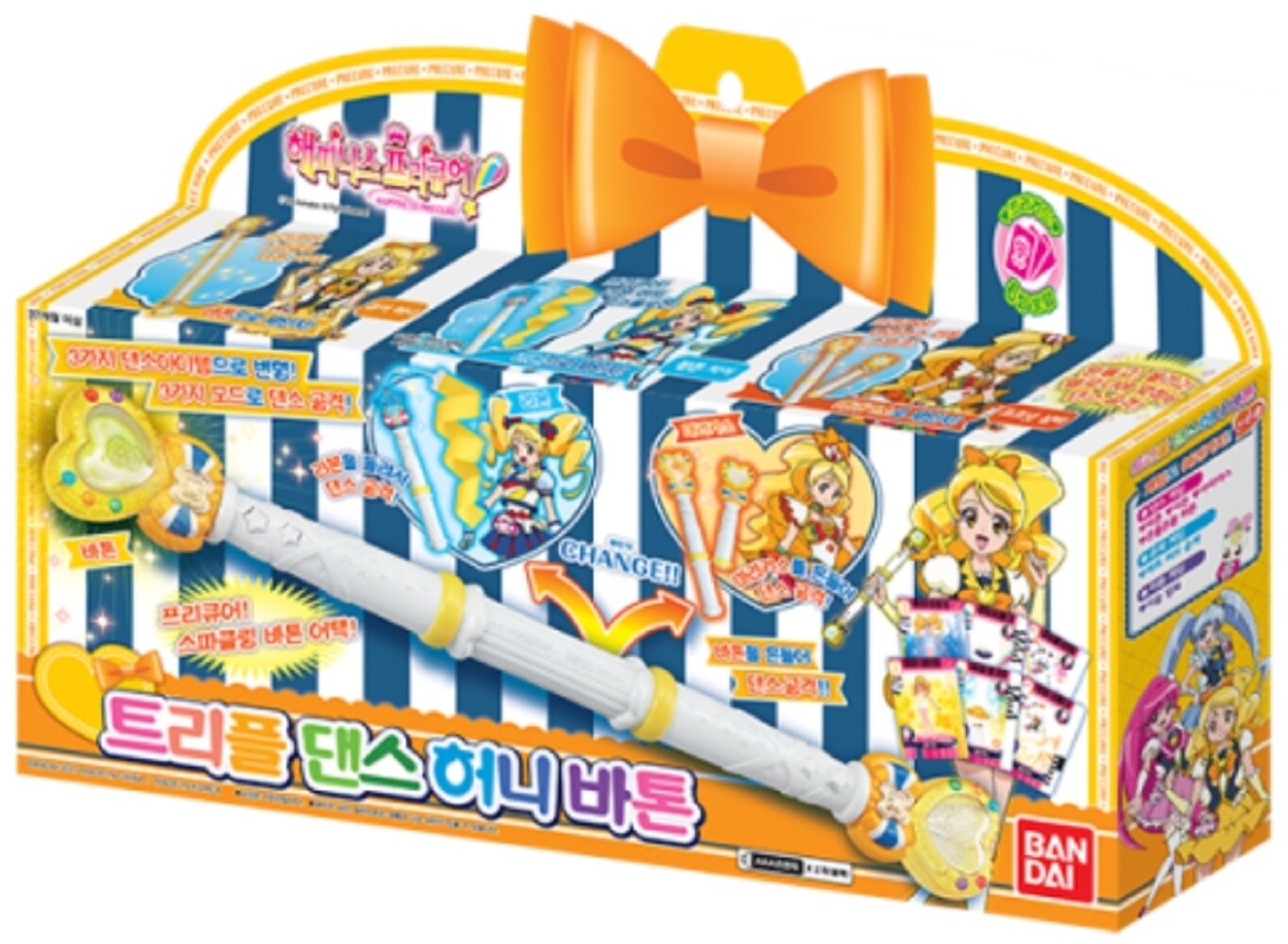 Happiness Charge PreCure Triple Dance Honey Baton Costume BANDAI Korea Happiness Charge PreCure Triple Dance Honey Baton Costume BANDAI Korea