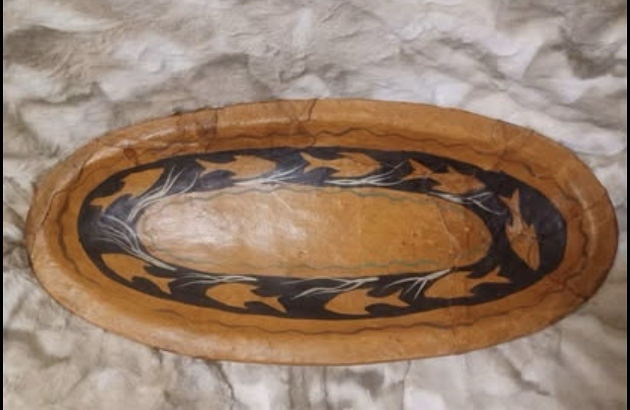 handcrafted wooden tray