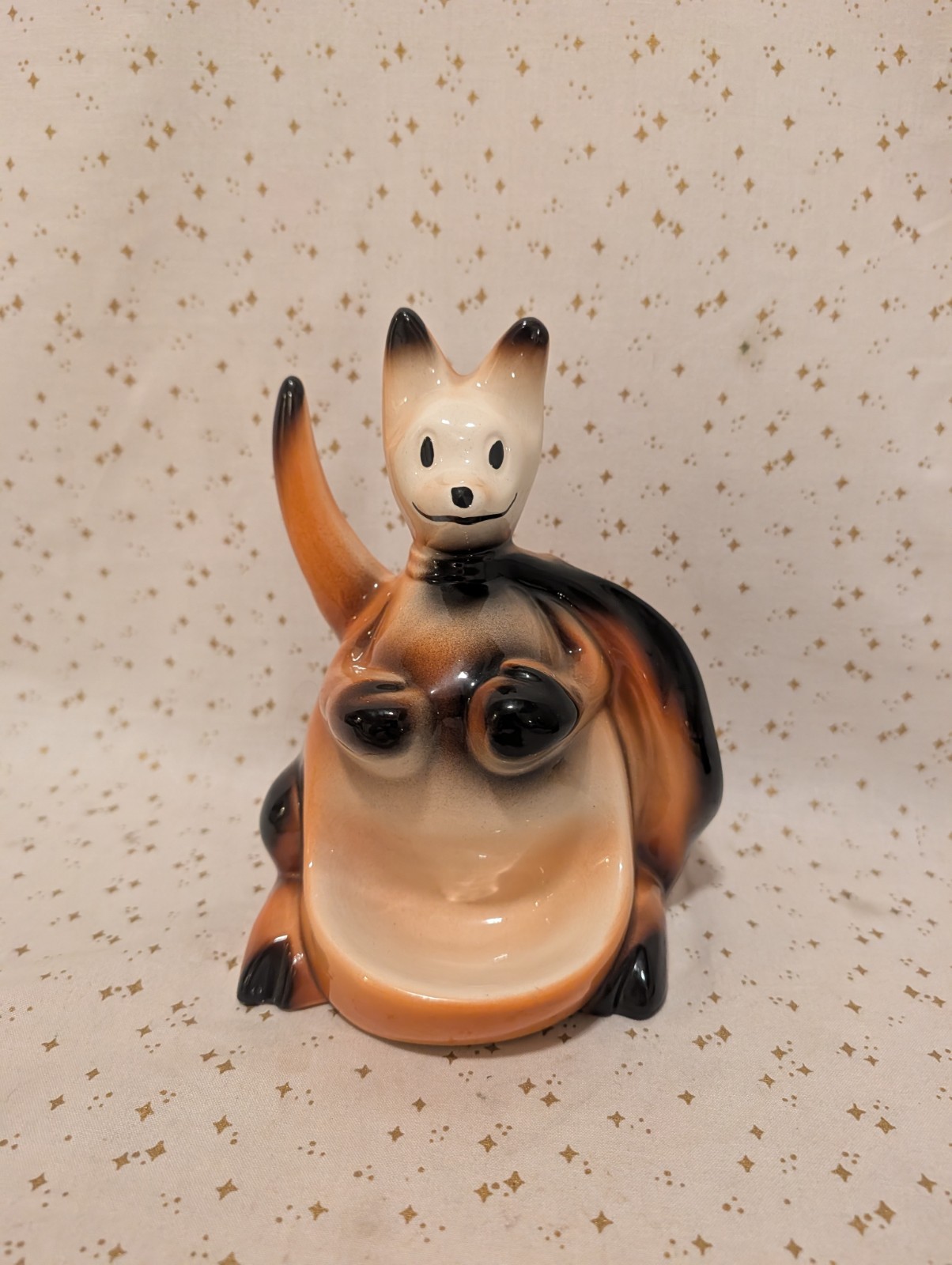 Vintage 1956 Ceramic Boxing Kangaroo Dresser Caddy Valet Pulp Fiction 