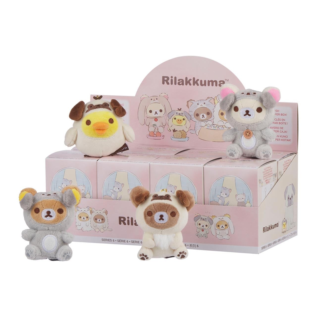 Rilakkuma San-X Original Pug Series Blind Box 8pcs