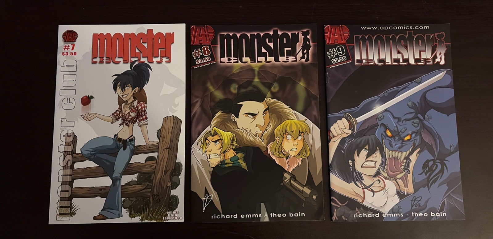 Monster Club Comic Lot (Antarctic Press2022/3) #’s 7-12