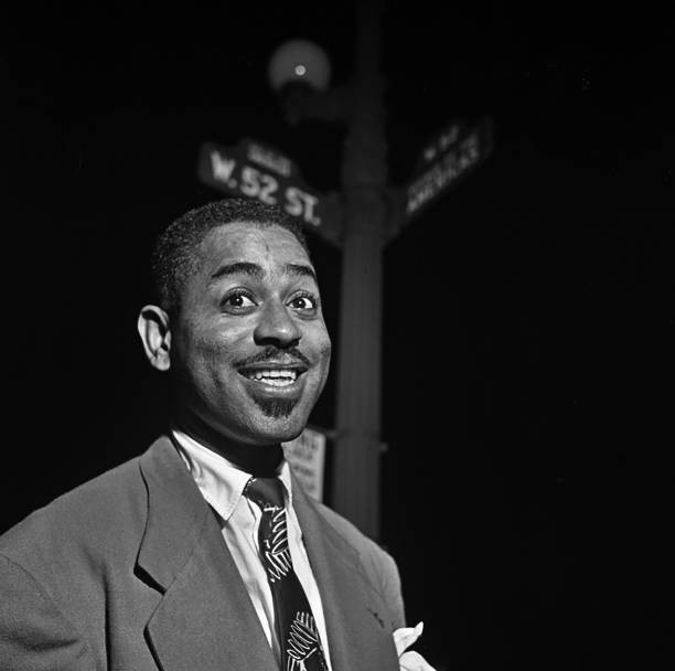 Dizzy Gillespie 52nd Street New York NY between 1946 and 1948 Old Photo