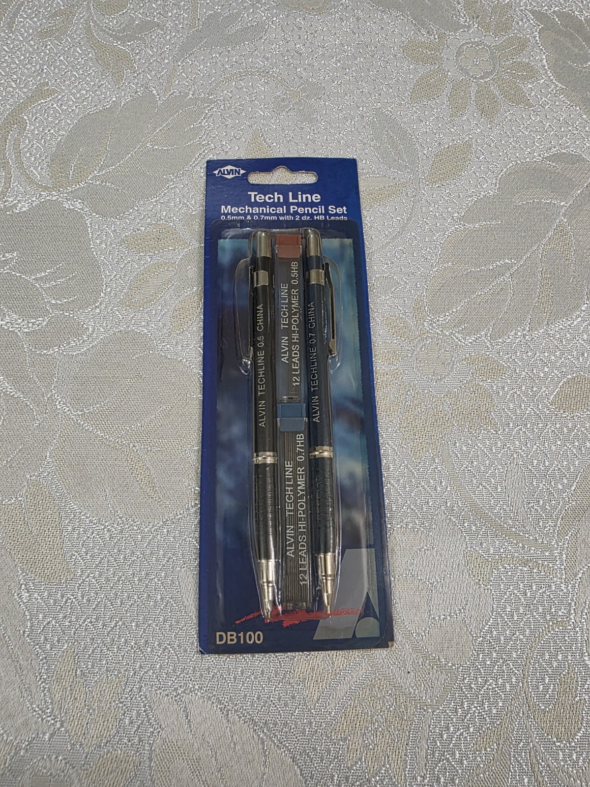 RARE Alvin Tech Line Mechanical Pencil Set DB100 NOS New 0.5mm & 0.7mm Lead Vtg