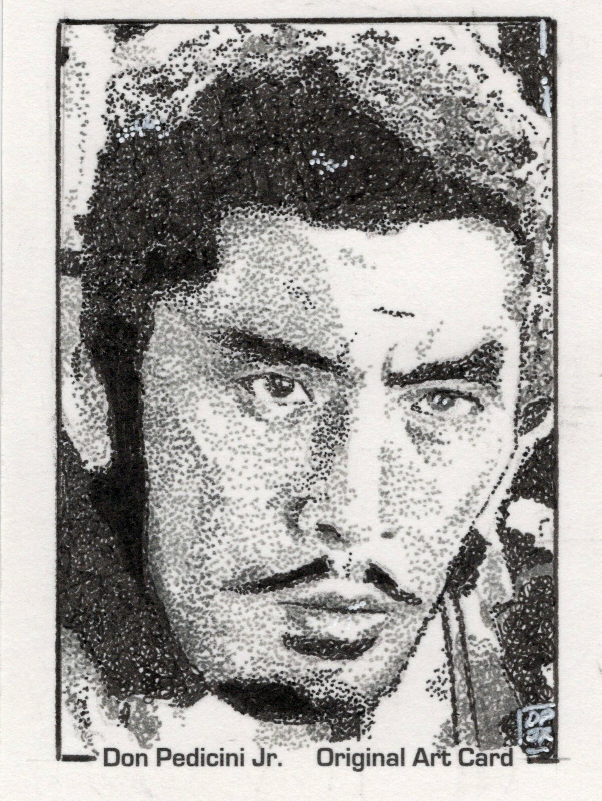 The Seventh Samurai ACEO PSC original art The Seventh Samurai ACEO PSC original art