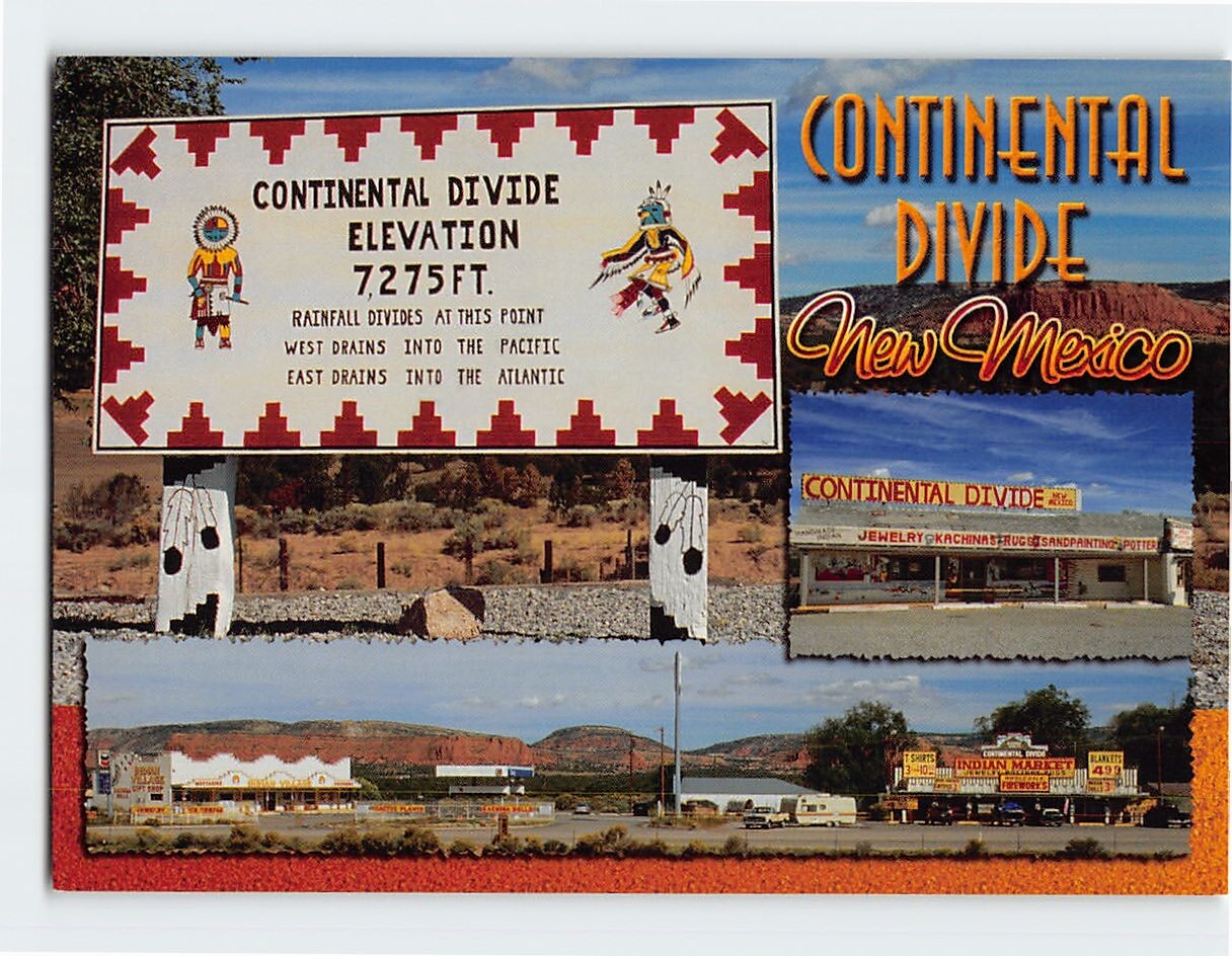 Postcard Continental Divide NM USA