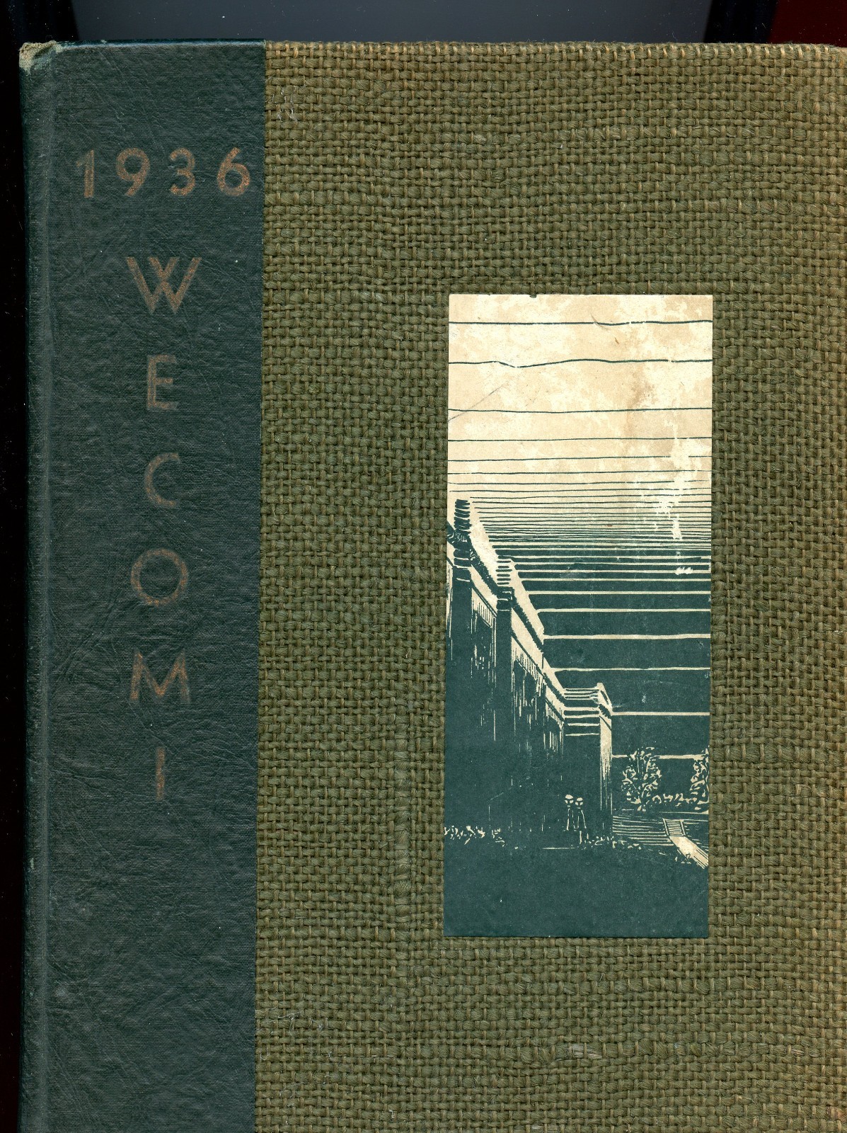 1936 Original High School Yearbook - Wheaton Community High School - Illinois