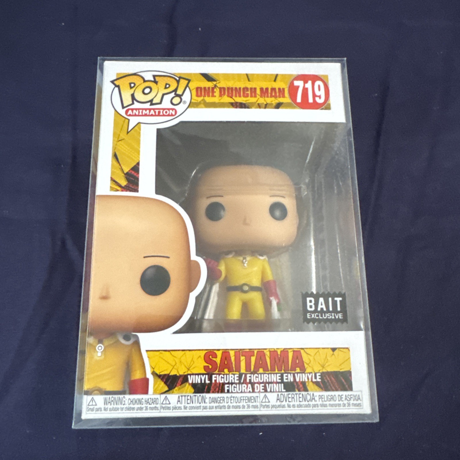 Funko Pop Vinyl: One-Punch Man - Saitama - Bait (Exclusive) #719 Funko Pop Vinyl: One-Punch Man - Saitama - Bait (Exclusive) #719