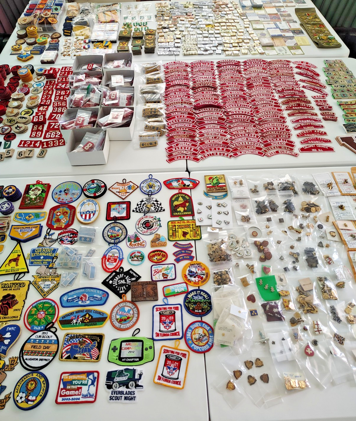 BOY SCOUT LOT - 11,300+ ITEMS - HEALTH ISSUES FORCE SALE BOY SCOUT LOT - 11,300+ ITEMS - HEALTH ISSUES FORCE SALE