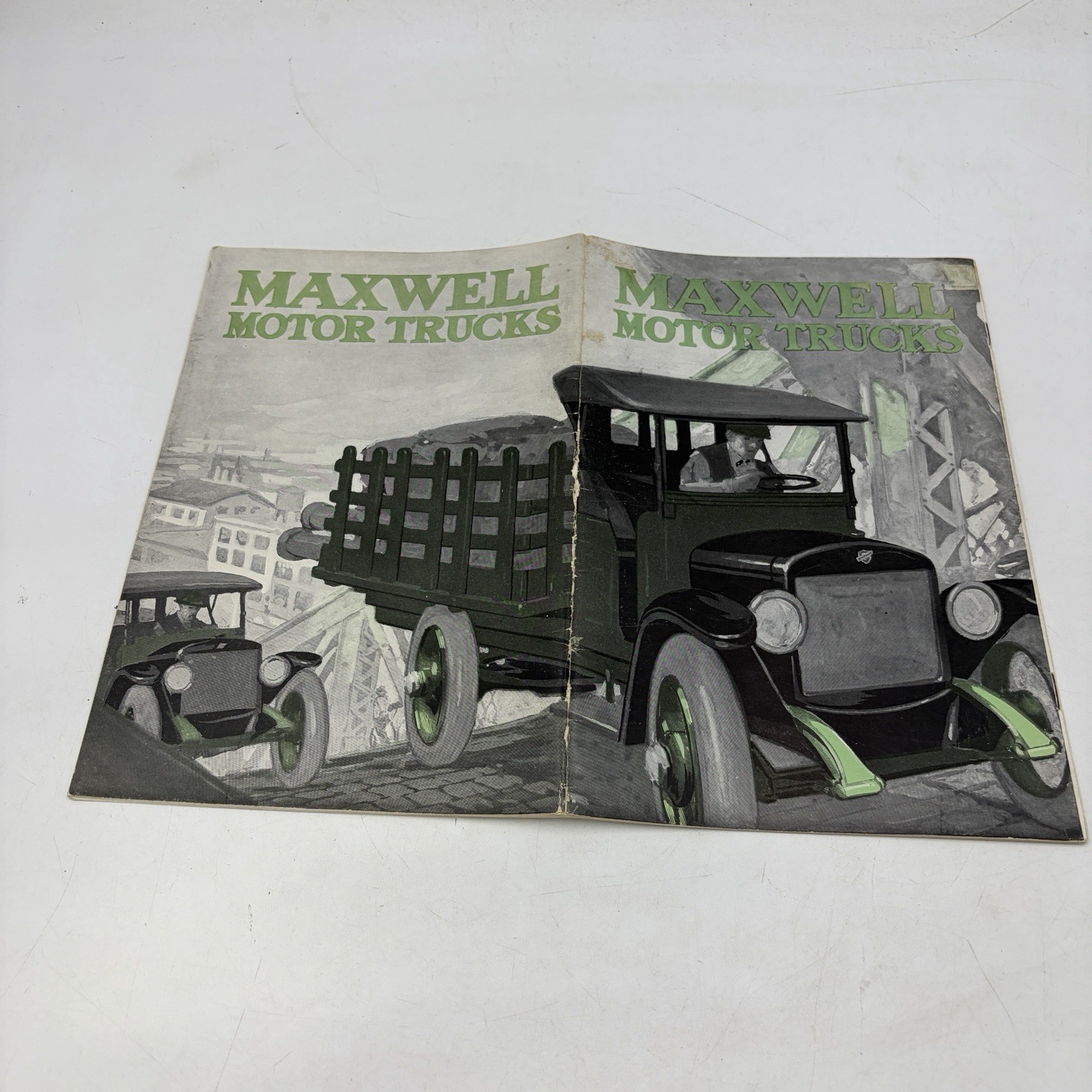 1915 Maxwell Motor Trucks Sales Catalog Brochure One Ton Truck Detroit Original 1915 Maxwell Motor Trucks Sales Catalog Brochure One Ton Truck Detroit Original