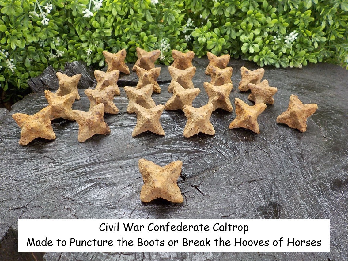 Rare Vintage Antique Civil War Relic Confederate Cavalry Caltrop Horse Crippler Rare Vintage Antique Civil War Relic Confederate Cavalry Caltrop Horse Crippler
