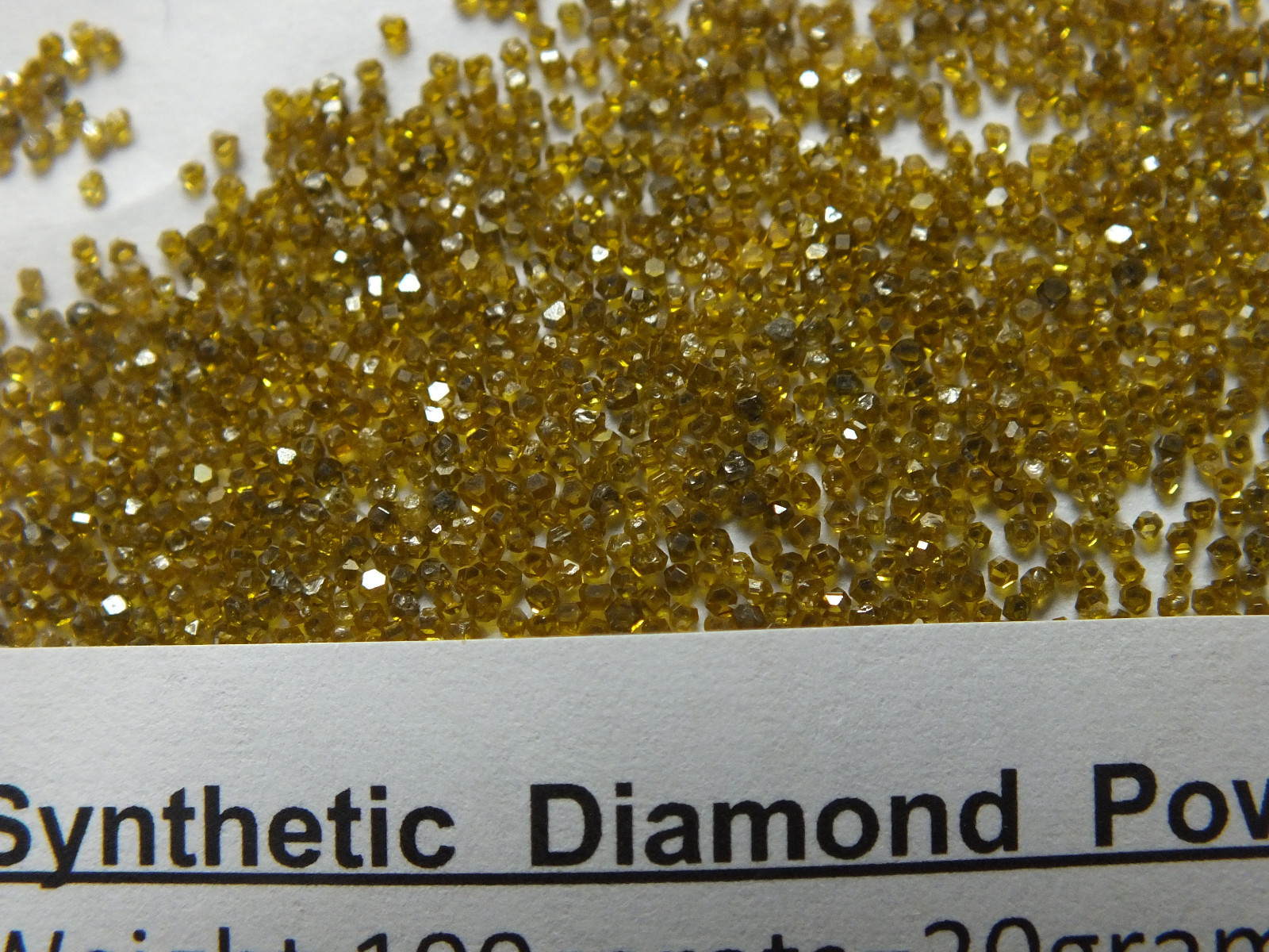 Diamond Powder 18/20 Mesh, Grit 1000 / 850 (um) Microns, Weight 25 cts - 5 Gram