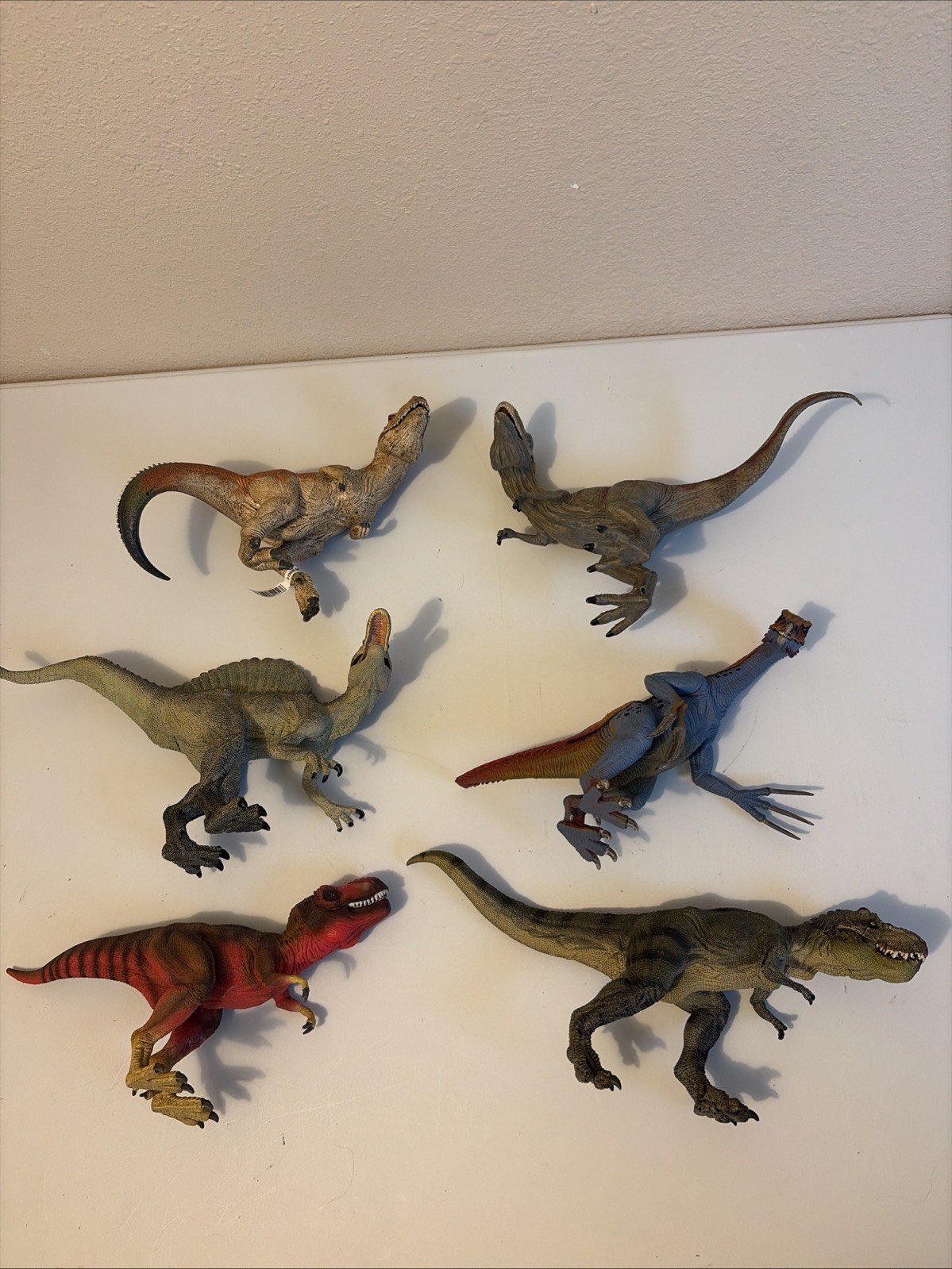 Papo Schleich Spinosaurus 2 Gigantosaurous, Therizinosaurus 2 Tyrannosaurus A4-4 Papo Schleich Spinosaurus 2 Gigantosaurous, Therizinosaurus 2 Tyrannosaurus A4-4