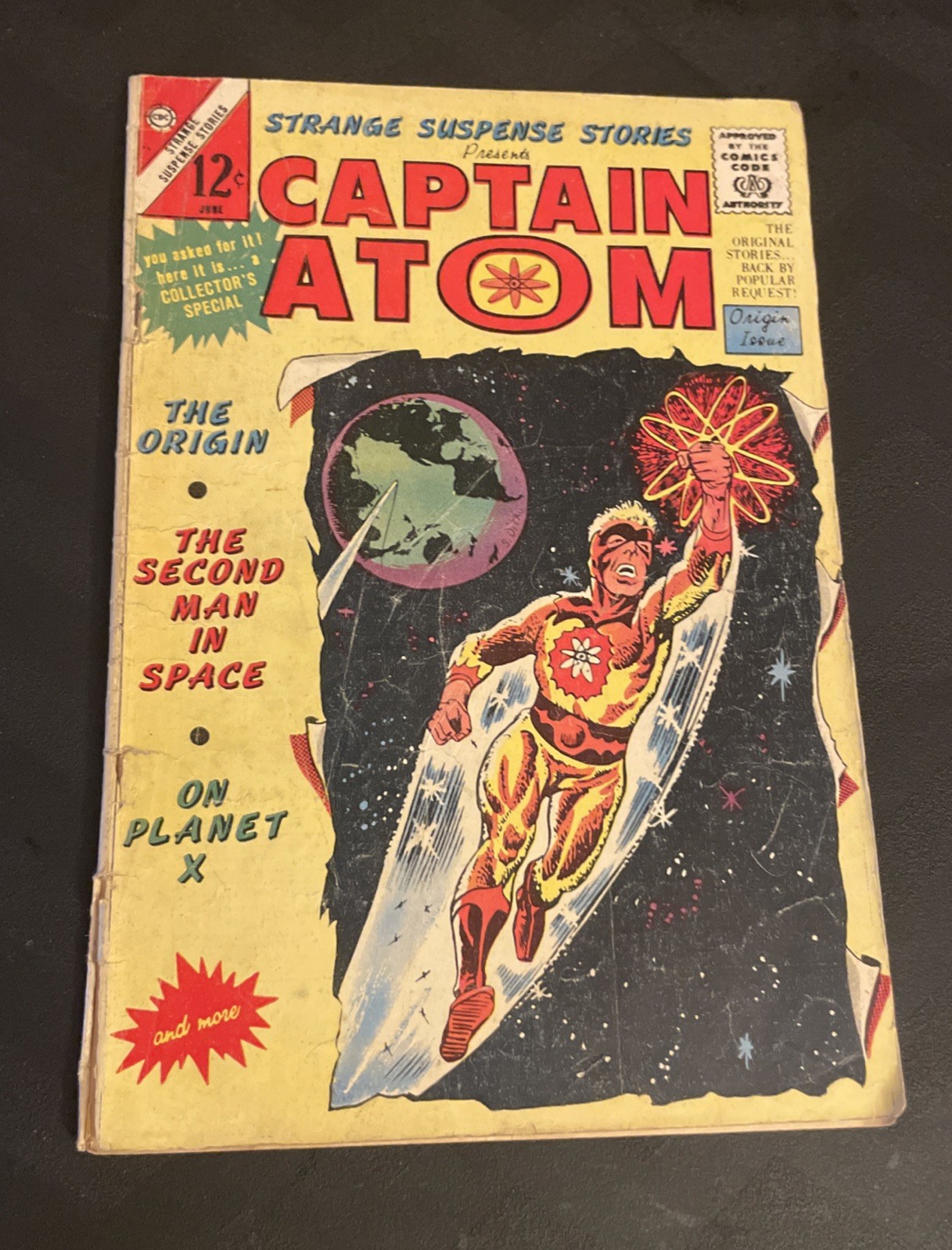 Strange Suspense Stories 75 Key Origin Captain Atom Charlton Comics 1965