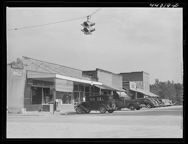 Photo:Franklin, Ga. April-May, 1941. Main street