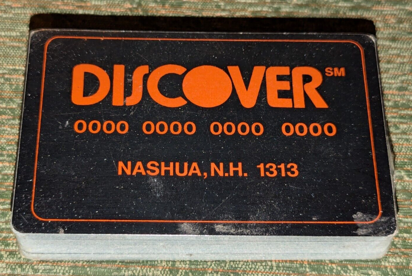 Vintage Discover Credit Card Promo Mashua N.H. Playing Cards Deck Rare