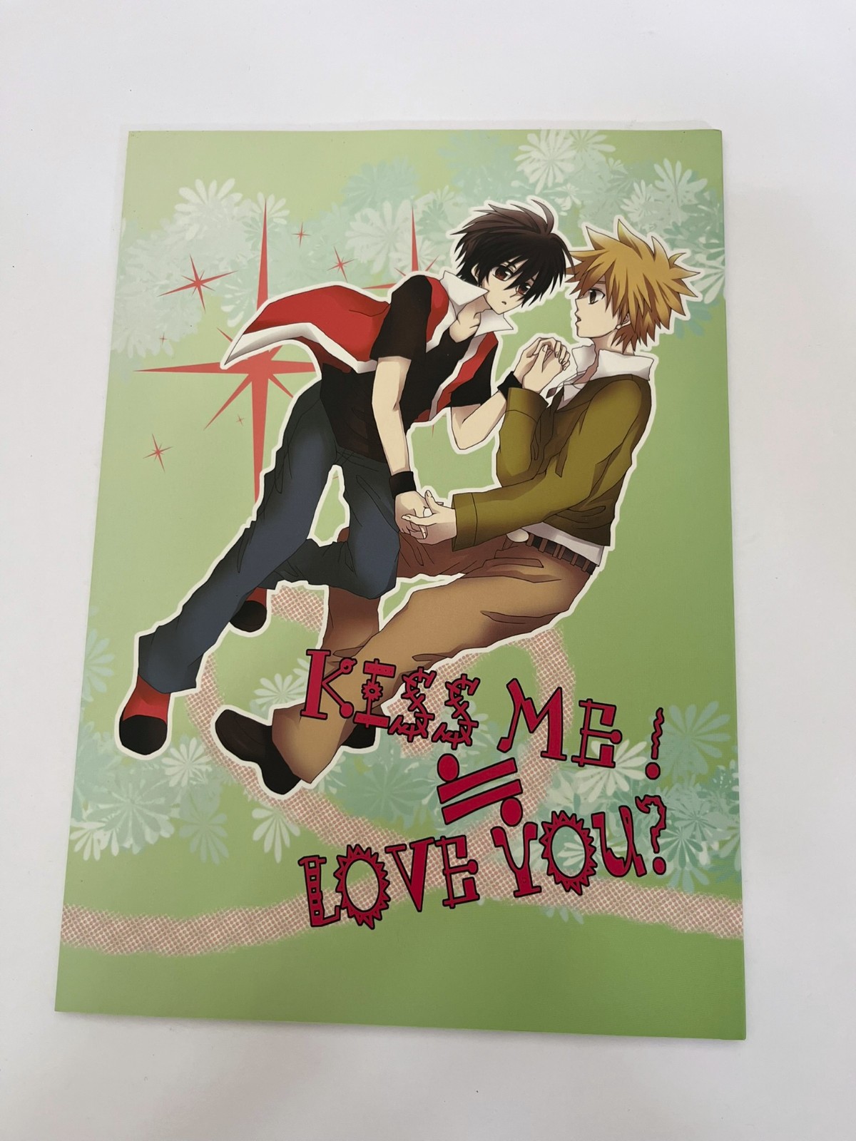 Pokemon Doujinshi Kiss Me Love You Green x Red Nando Isami BL Manga Japan