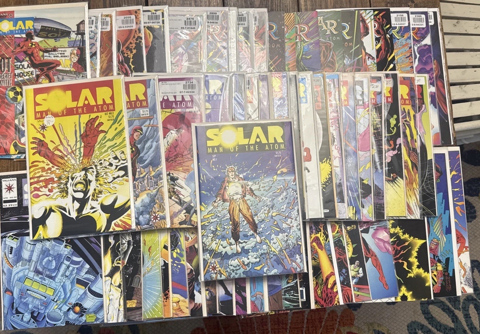 Solar Man Of The Atom 1-60 Lot Valiant 1991 Complete Series Solar Man Of The Atom 1-60 Lot Valiant 1991 Complete Series