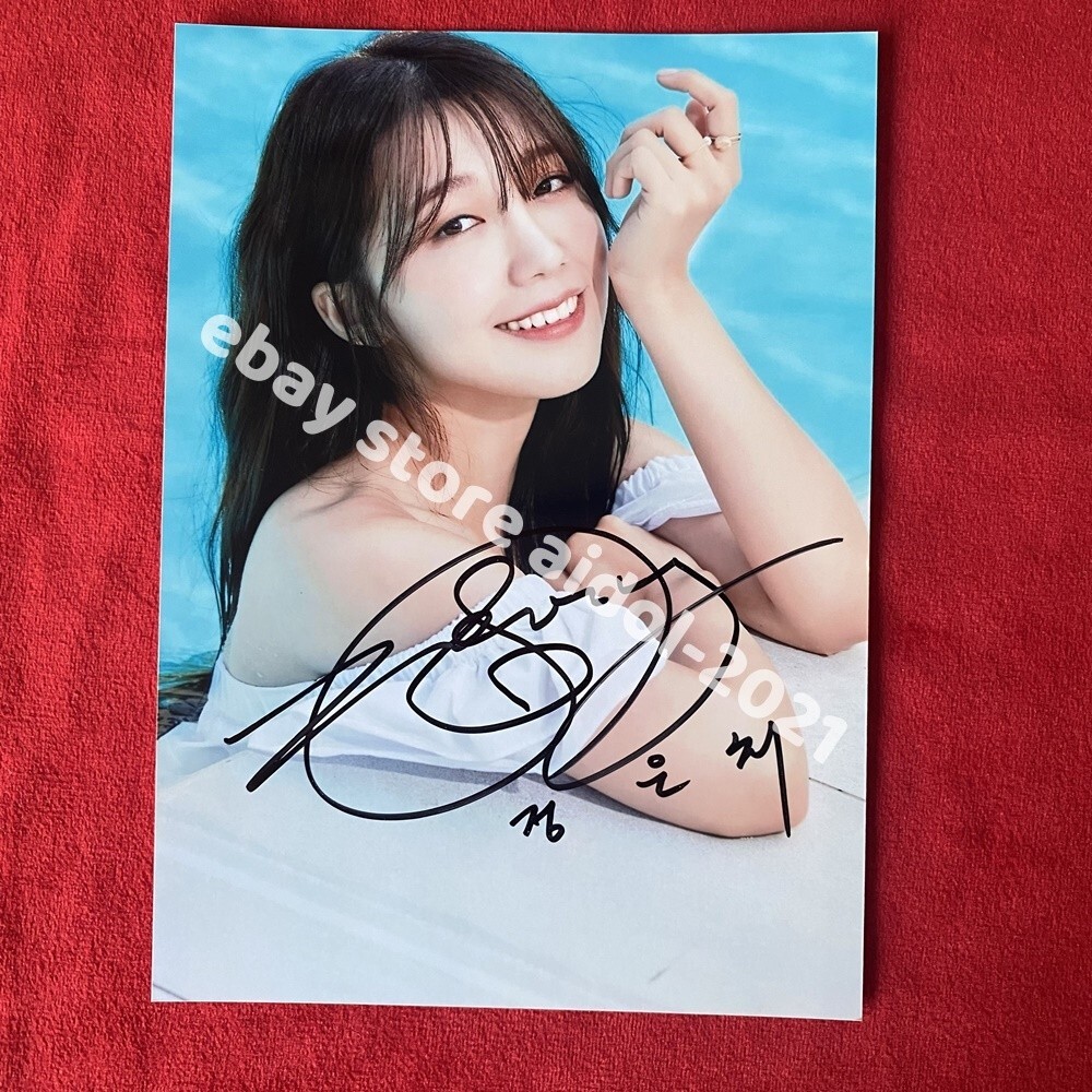 APINK Jeong Eun Ji  Autographed Signed Photo K-POP Collection 5*7 2025A