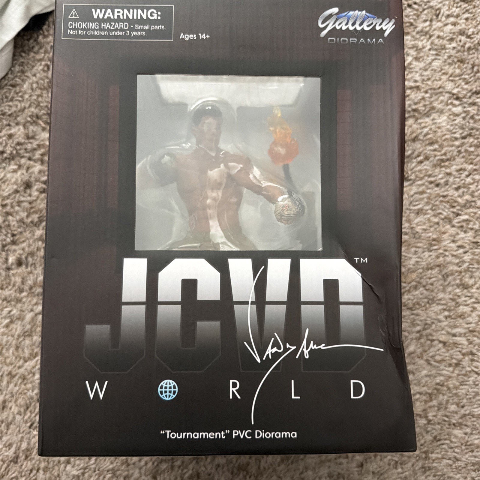 JCVD World Jean-Claude Van Damme PVC Gallery Diorama The Tournament  - see pics