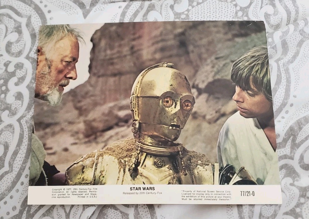 Original 1977 STAR WARS Lobby Card 8\