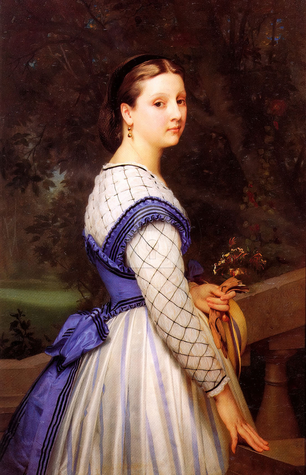 The Countess de Montholon, William-Adolphe Bouguereau *Art Postcard*