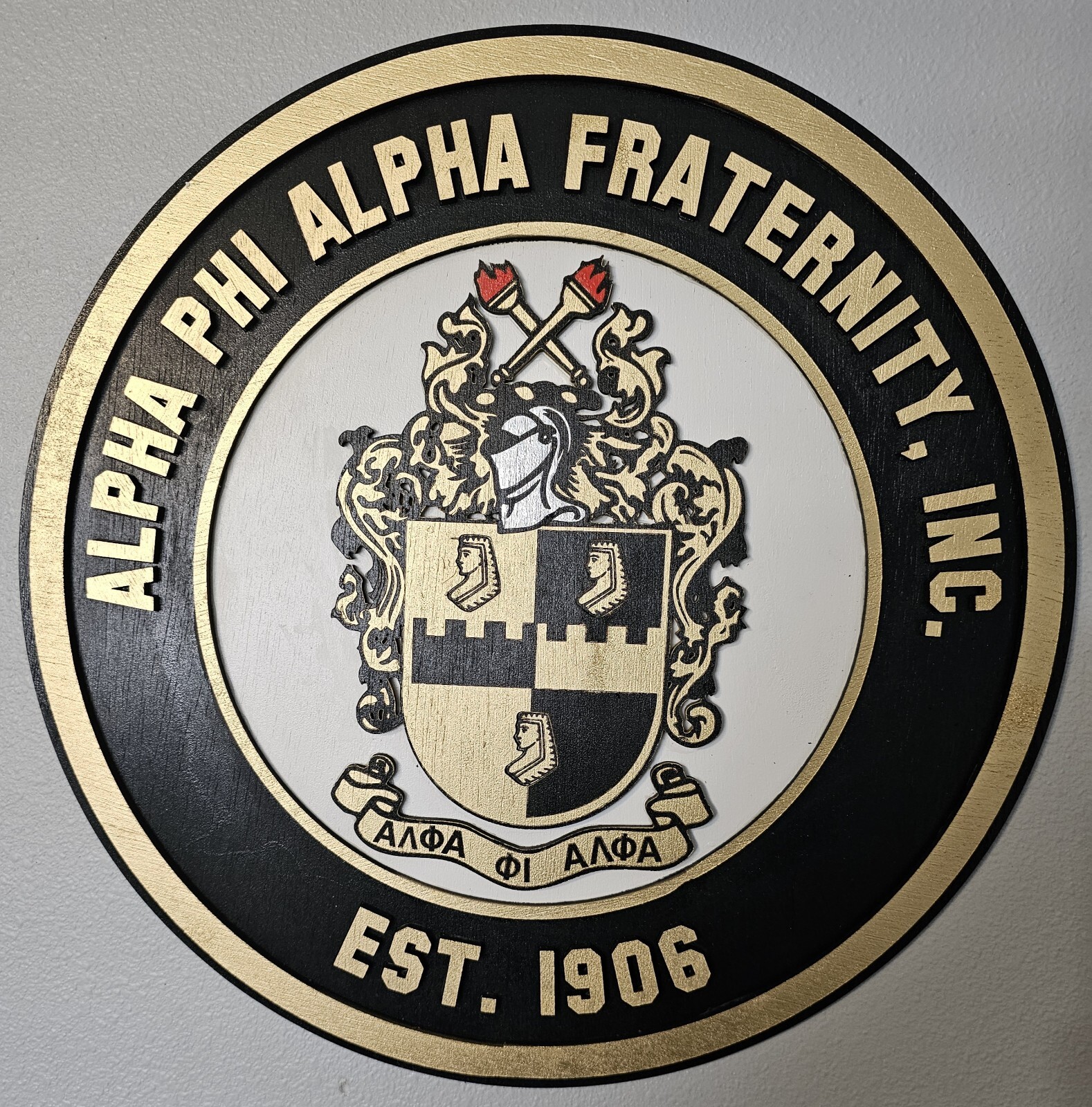 3D Alpha Phi Alpha Welcome Sign 3D Alpha Phi Alpha Welcome Sign
