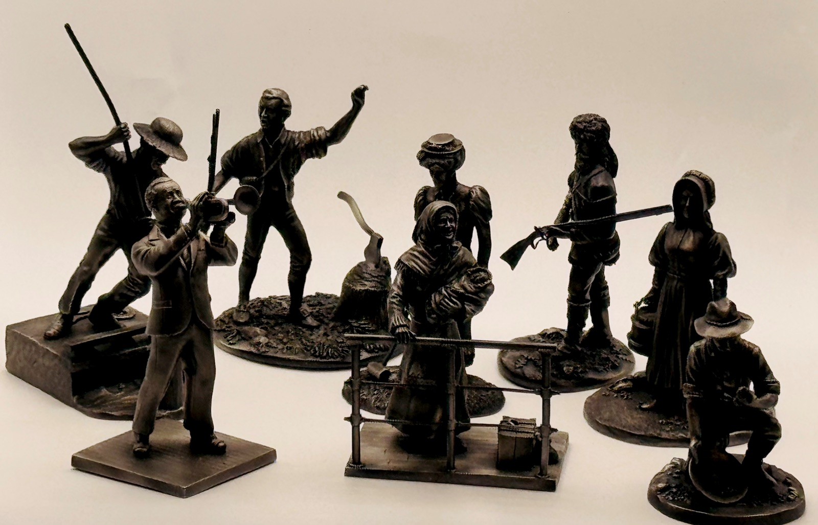 The Franklin Mint Fine Pewter Figurine Set 7 The Franklin Mint Fine Pewter Figurine Set 7