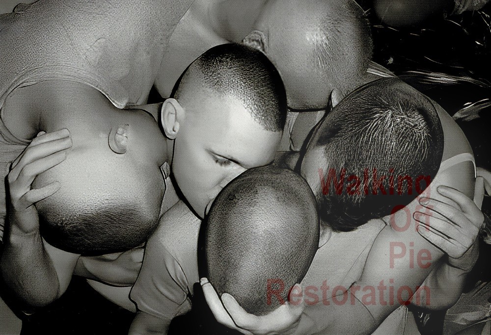 Five Soldiers Embracing in a group hug 4x6 reprint Gay Estate Collection