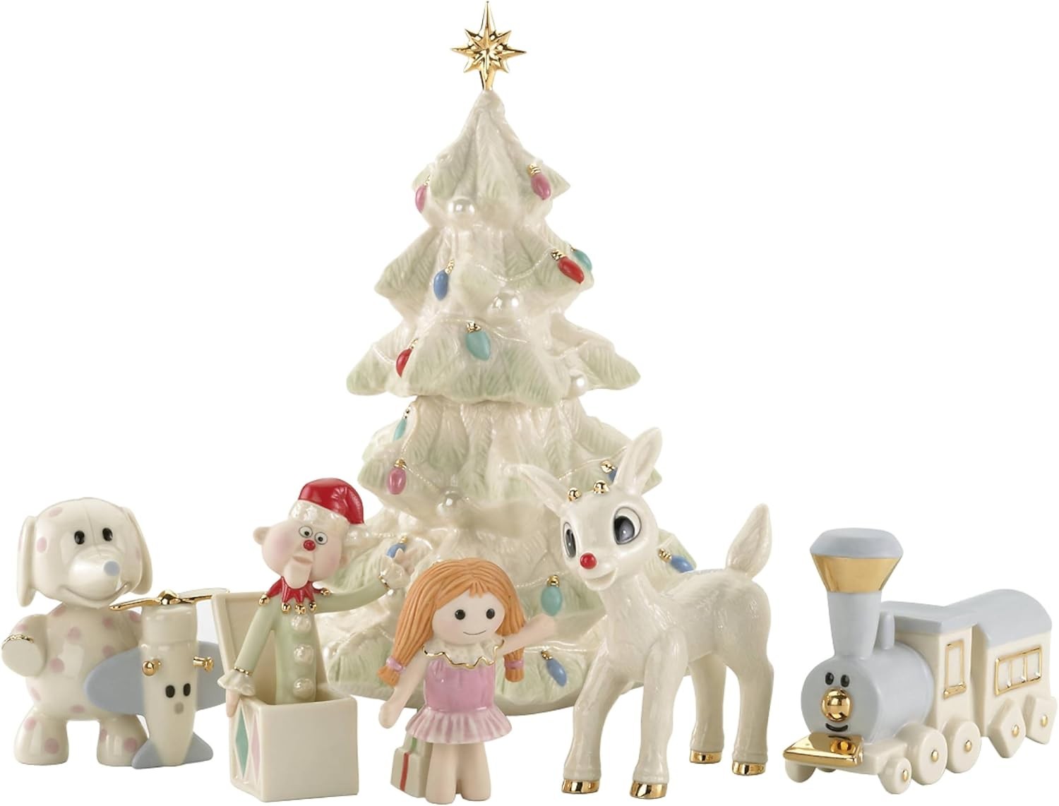 Lenox Rudolph & The Misfit Toys 6-Piece Figurine Set #804662