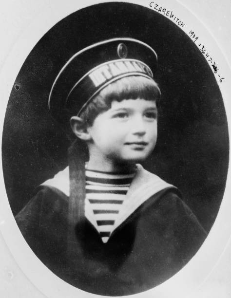 Alexei Nikolaevich Tsarevich of Russia ca 1909 Historic Old Photo
