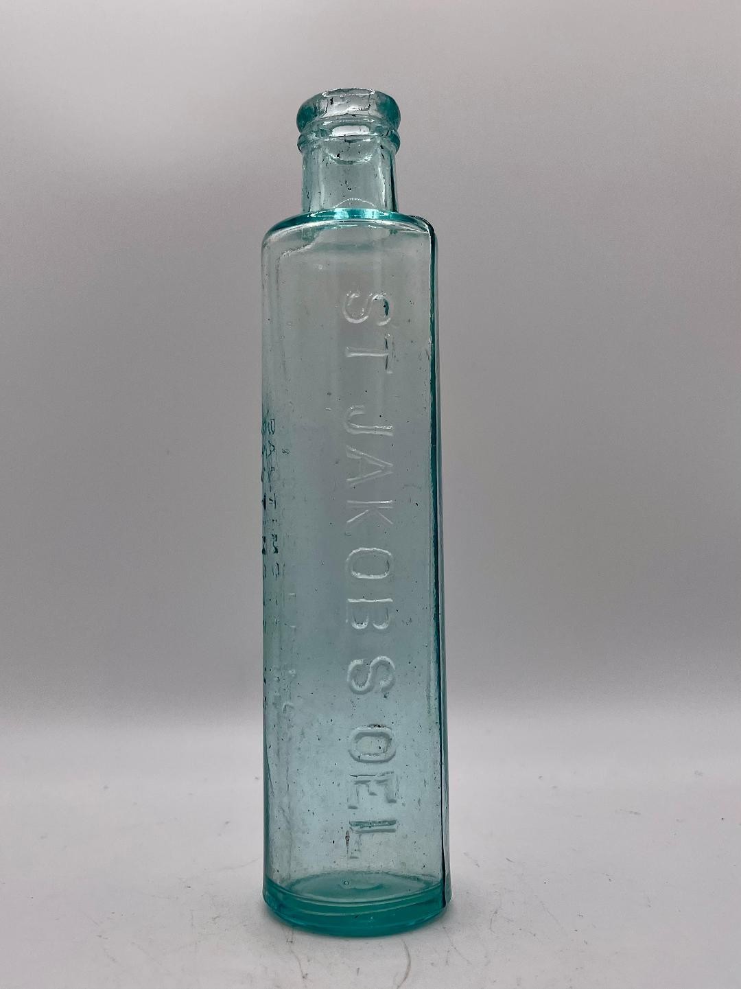 Antique ST JACOB\'S OEL Oil Quack Cure Bottle A Vogeler & Co Hand Blown 1890s