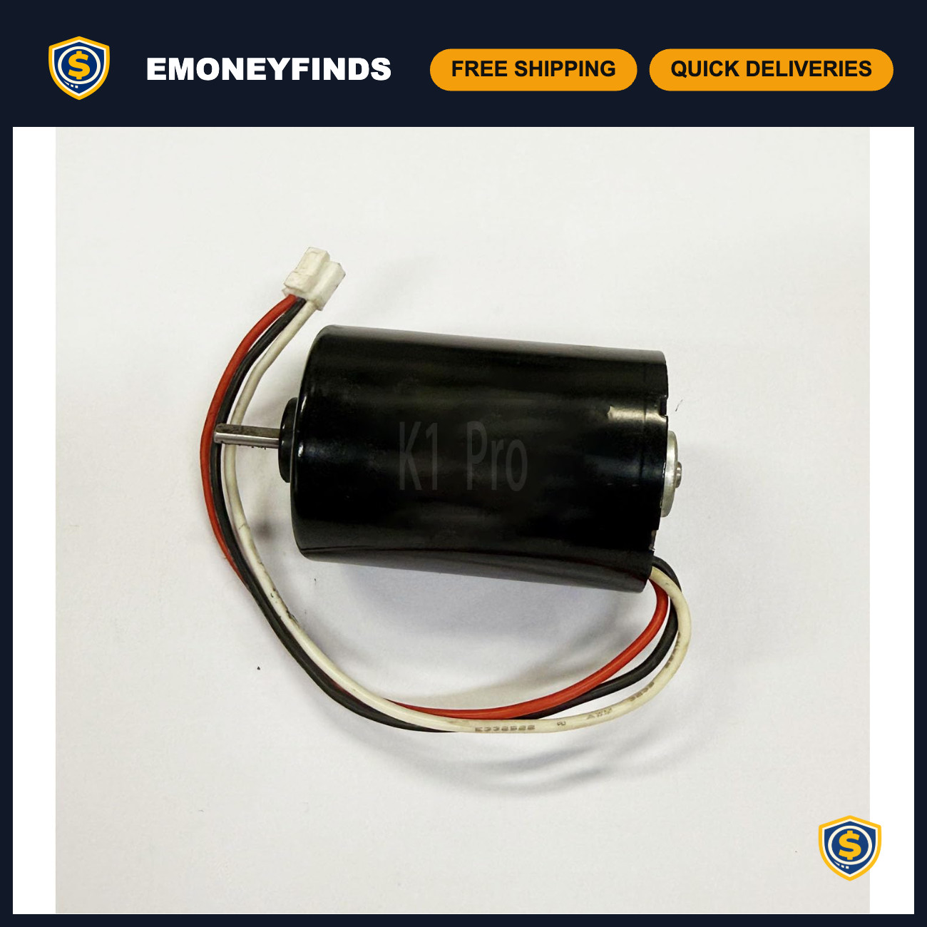 Replacement Motor for Rock Tumbler, Brushless, Smooth Operation, Tumbler Repair