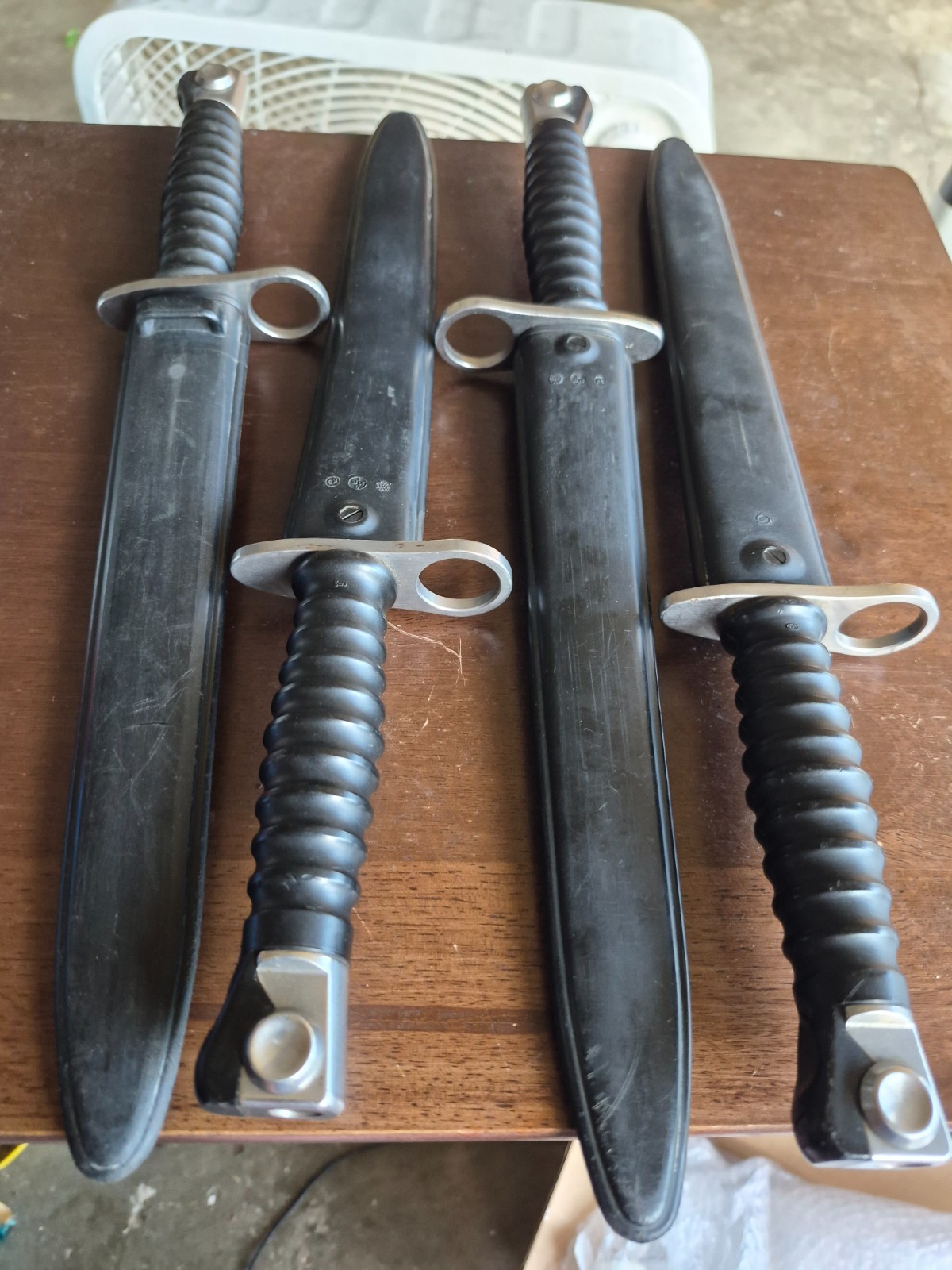 Swiss STG 57 bayonet with scabbard