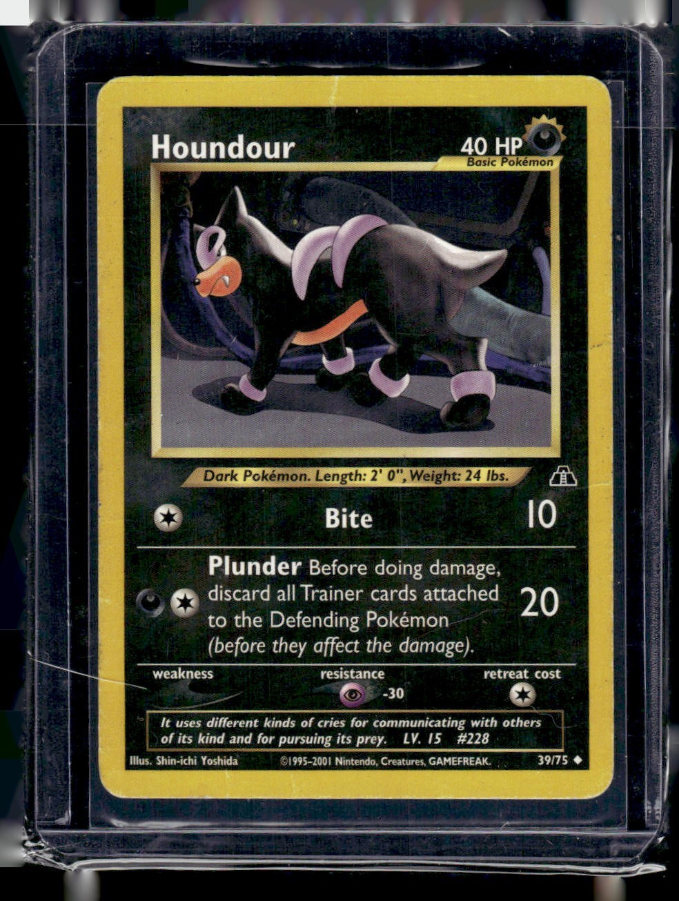 Pokémon TCG Houndour Neo Discovery Set 39/75