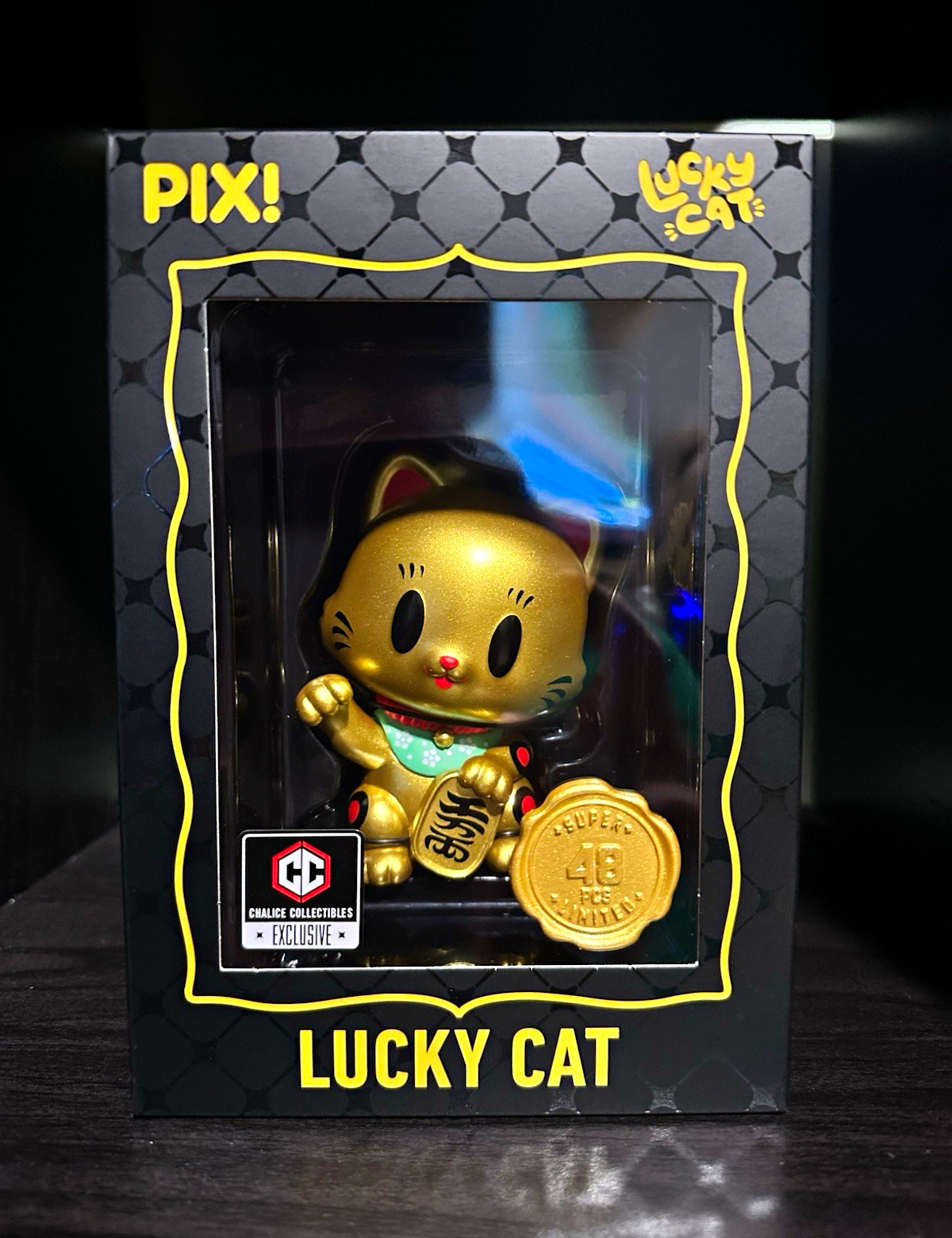 Thrilljoy PIX Lucky Cat SUPER Chase 48 piece Chalice Collectibles exclusive