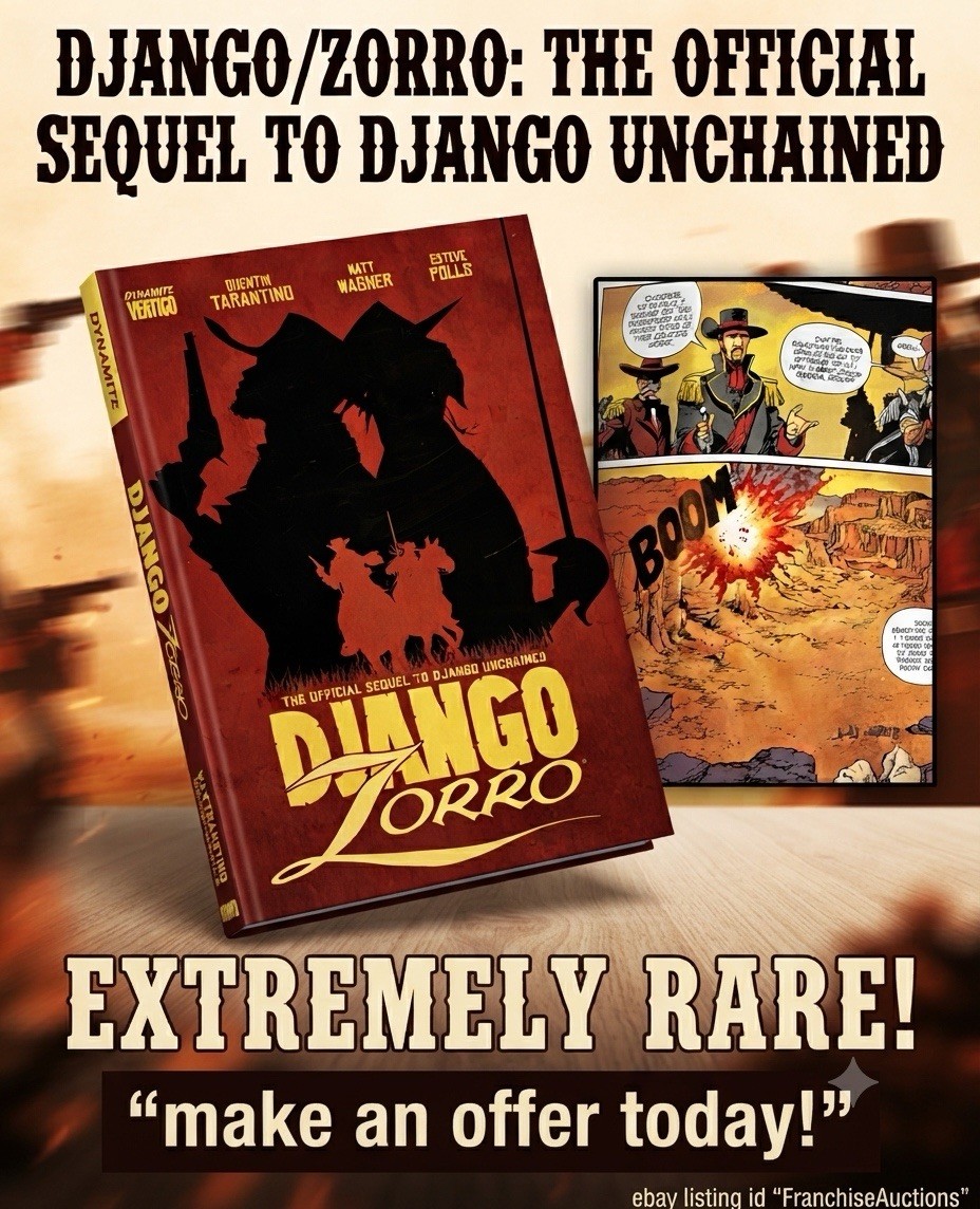 Django/Zorro: The Official Sequel to Django Unchained Extremely Rare Django/Zorro: The Official Sequel to Django Unchained Extremely Rare