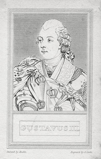 Gustav III King of Sweden from 1771 1792 Historic Old Photo