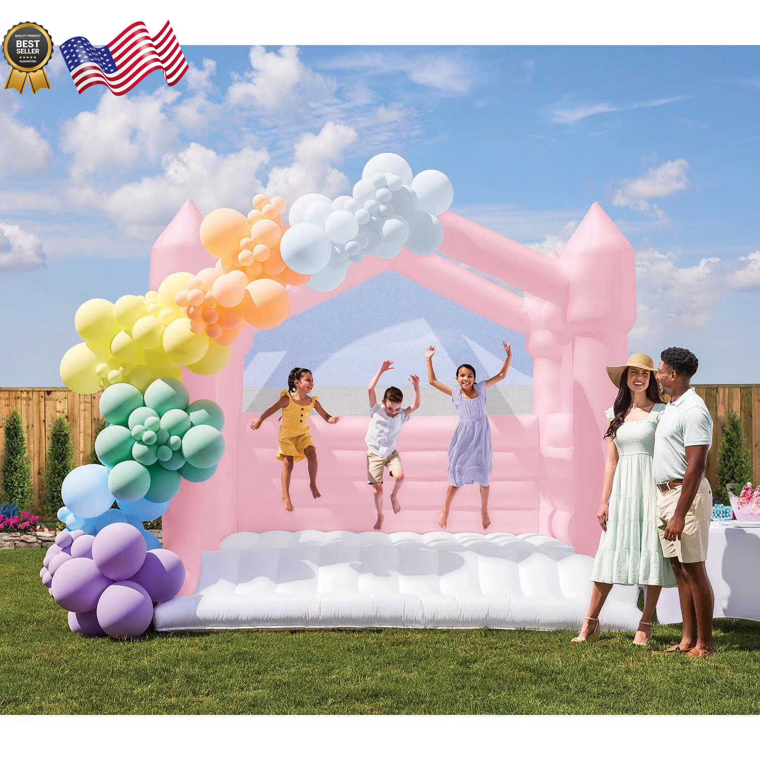 Event Bounce House Pink  USA ONLY